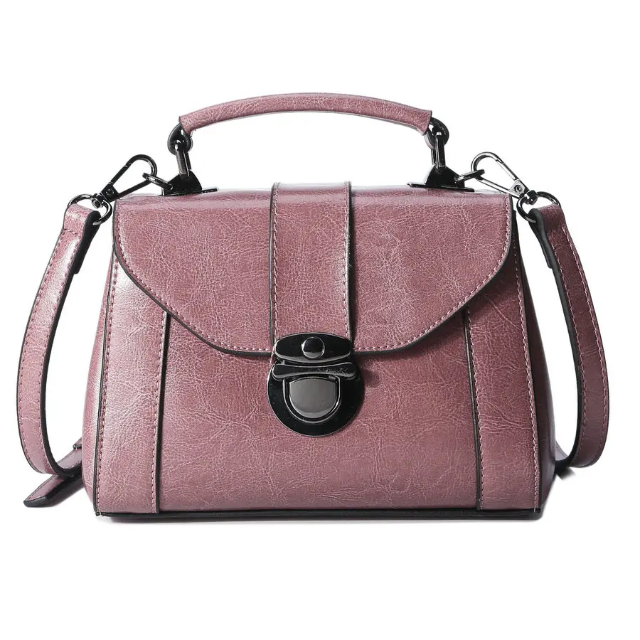 

New south Korean style in 2017 The brand real Genuine leather bag of the style of the bill of lading shoulder to shoulder bag