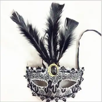 

Hot Sale Women Elegant Peacock feather Mask Girls Costume Sexy Prom Party Halloween Christmas Masquerade Dance Masks Accessories