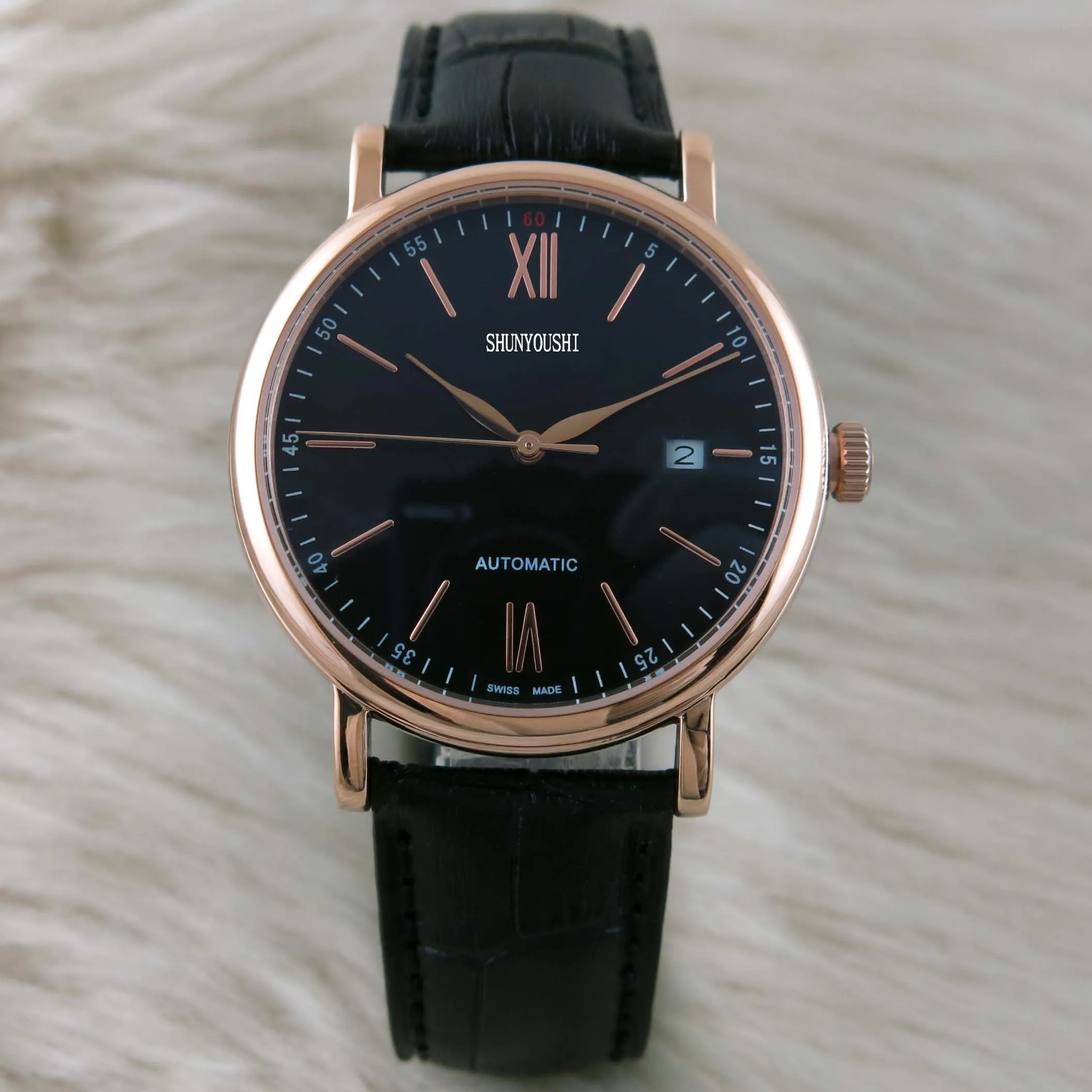 WG06375 Mens Watches Top Brand Runway Luxury European Design Automatic Mechanical Watch