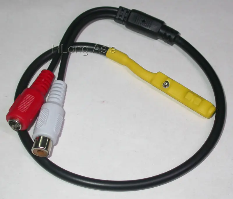 

Special MIC microphone with pre-amplifier for CCTV devides sound volume / sensitive adjustable