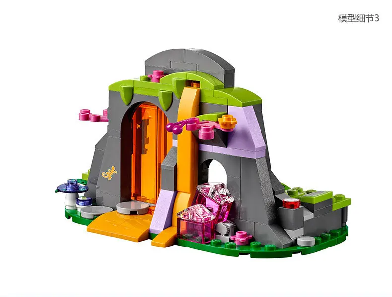 Bela Elves Fire Dragon's Lava Cave креативная игровая игрушка совместимая с Legoingly 41175 модель
