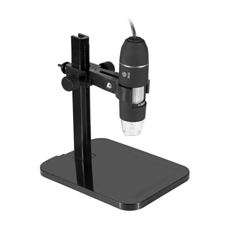 Портативный USB цифровой микроскоп 1000X8 светодиодный эндоскоп Лупа камера лифт стенд+ Калибровочная линейка