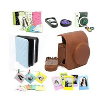 CAIUL Instax Mini 90 Case Bag Fujifilm Instax Mini 90 Instant Camera Accessory Bundles Set free shipping