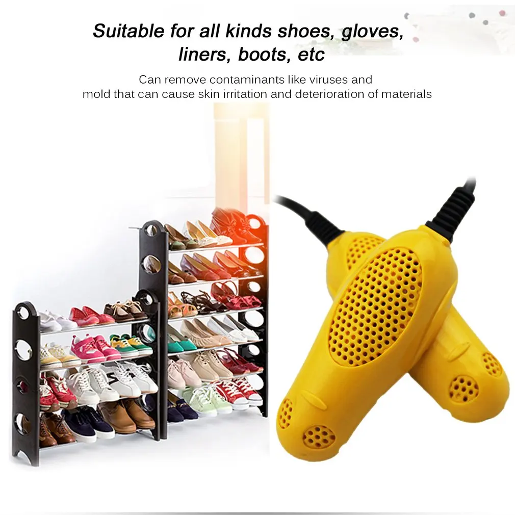 

Cartoon Shoes equipment Dryer Electric Deodorant Sterilization Portable Multifunctional Drying Heater for Child Shoes Gloves