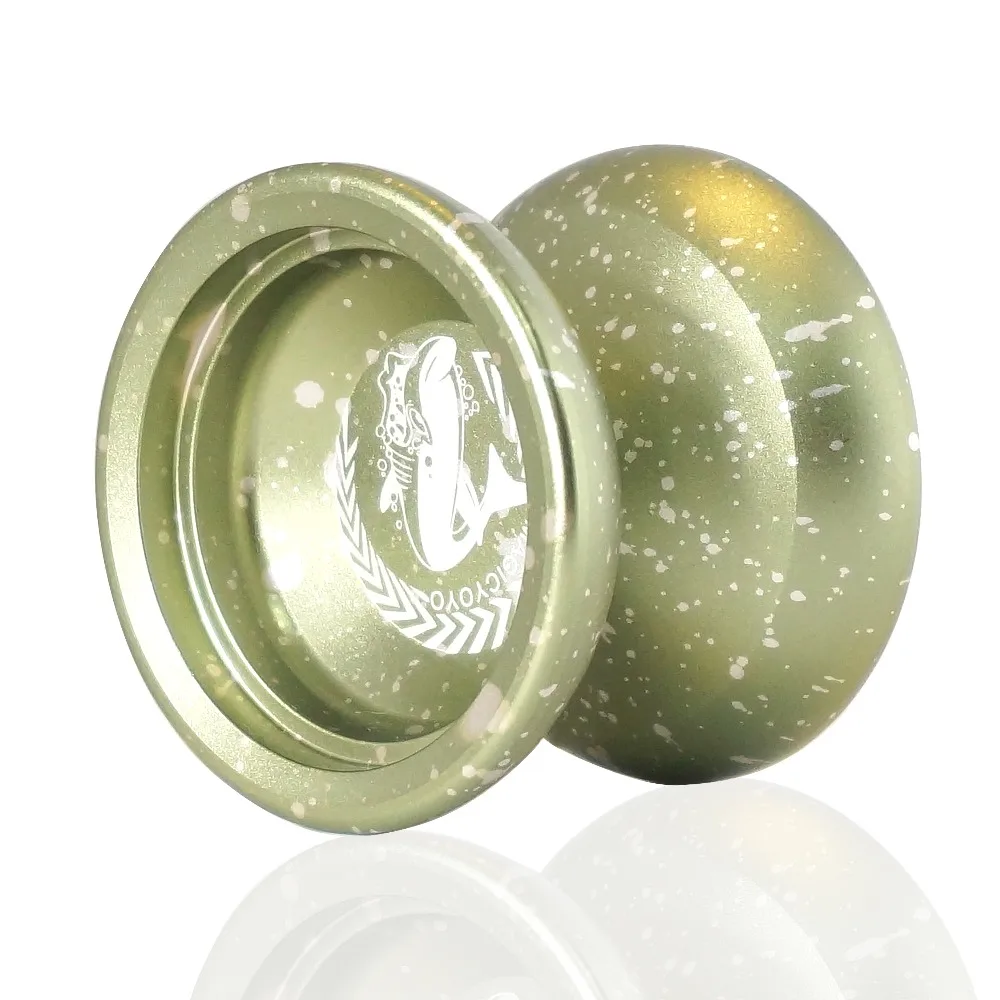 Yoyo Ball MAGICYOYO N12 Shark Honor Yoyo Unresponsive Professional Aluminum Alloy Long Time Spinning Sand Blasted Finish