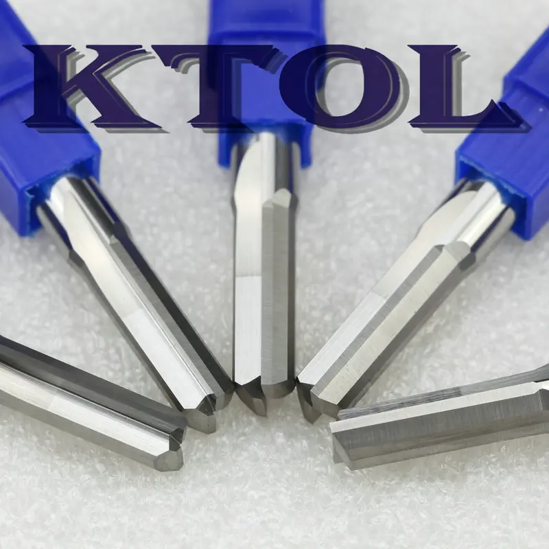 2 flute carbide cnc milling cutter straight router bit engraving tool endmill_1