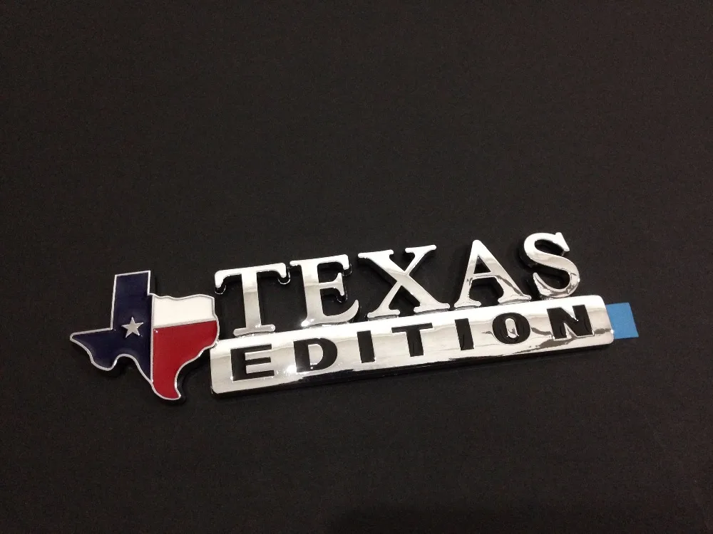 Эмблема Texas Edition эмблемы Longhorn государственный флаг Премиум Хром внедорожник