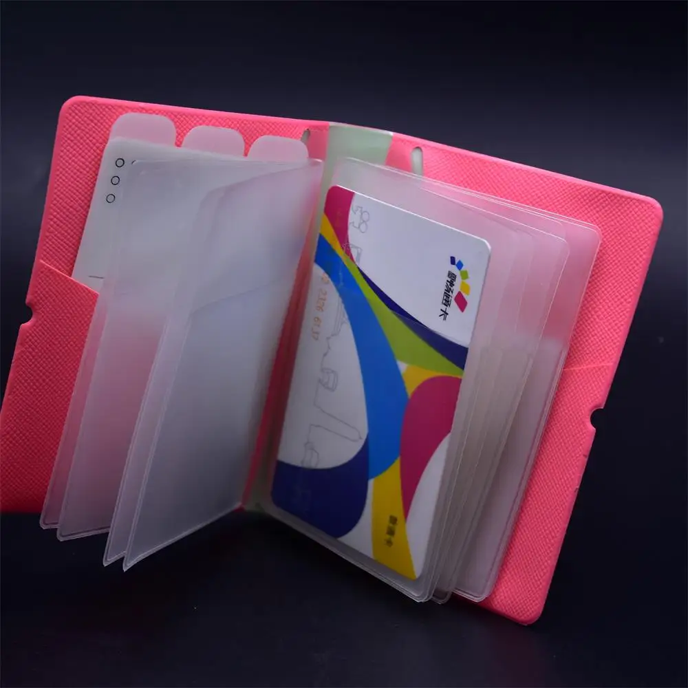 Guoyi Z08 визитница офисная сумка для хранения школьные канцелярские и гостиничные бизнес-принадлежности карточный пакет - Цвет: Pink