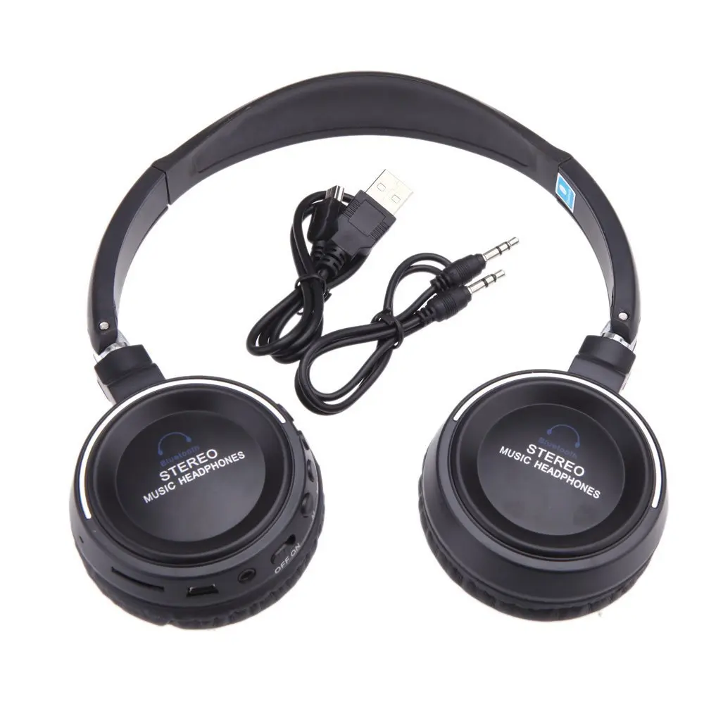 

Wireless 3 in 1 Multifunctional Stereo Bluetooth Headphone Earphone Headset with Mic MP3 Player FM Radio