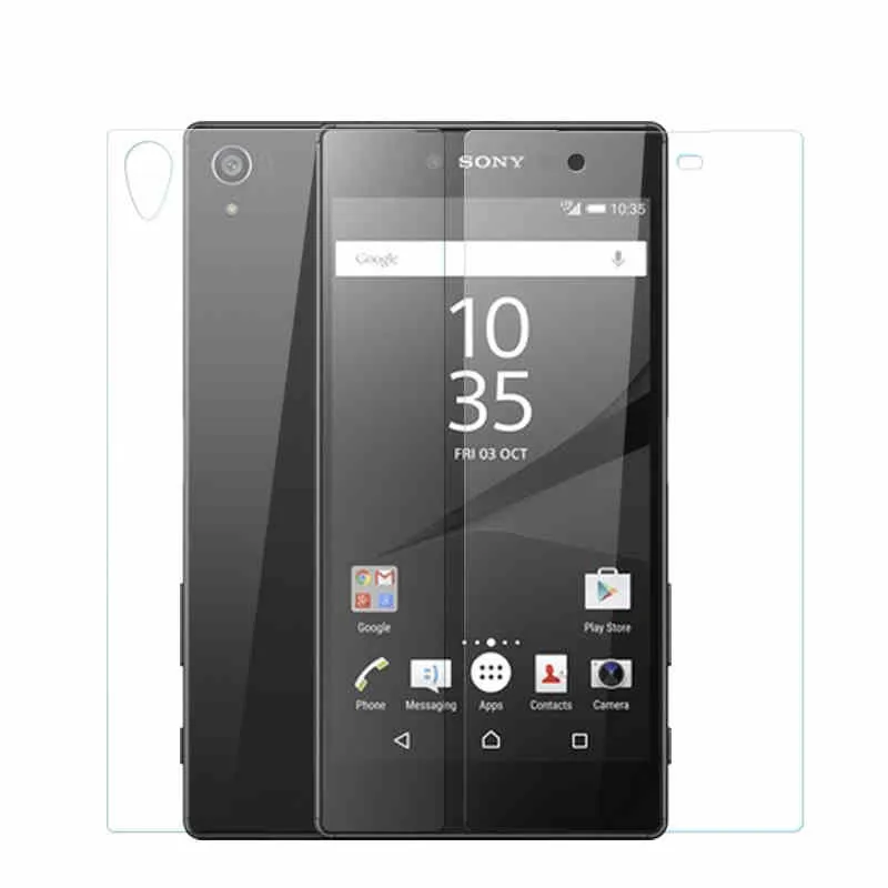 Передняя+ задняя = 2 шт Защитная пленка для экрана для sony Xperia Z L36H Z1 L39H Z2 Z3 Z5 Compact Premium Z4 Z5 M4 M5 закаленное стекло