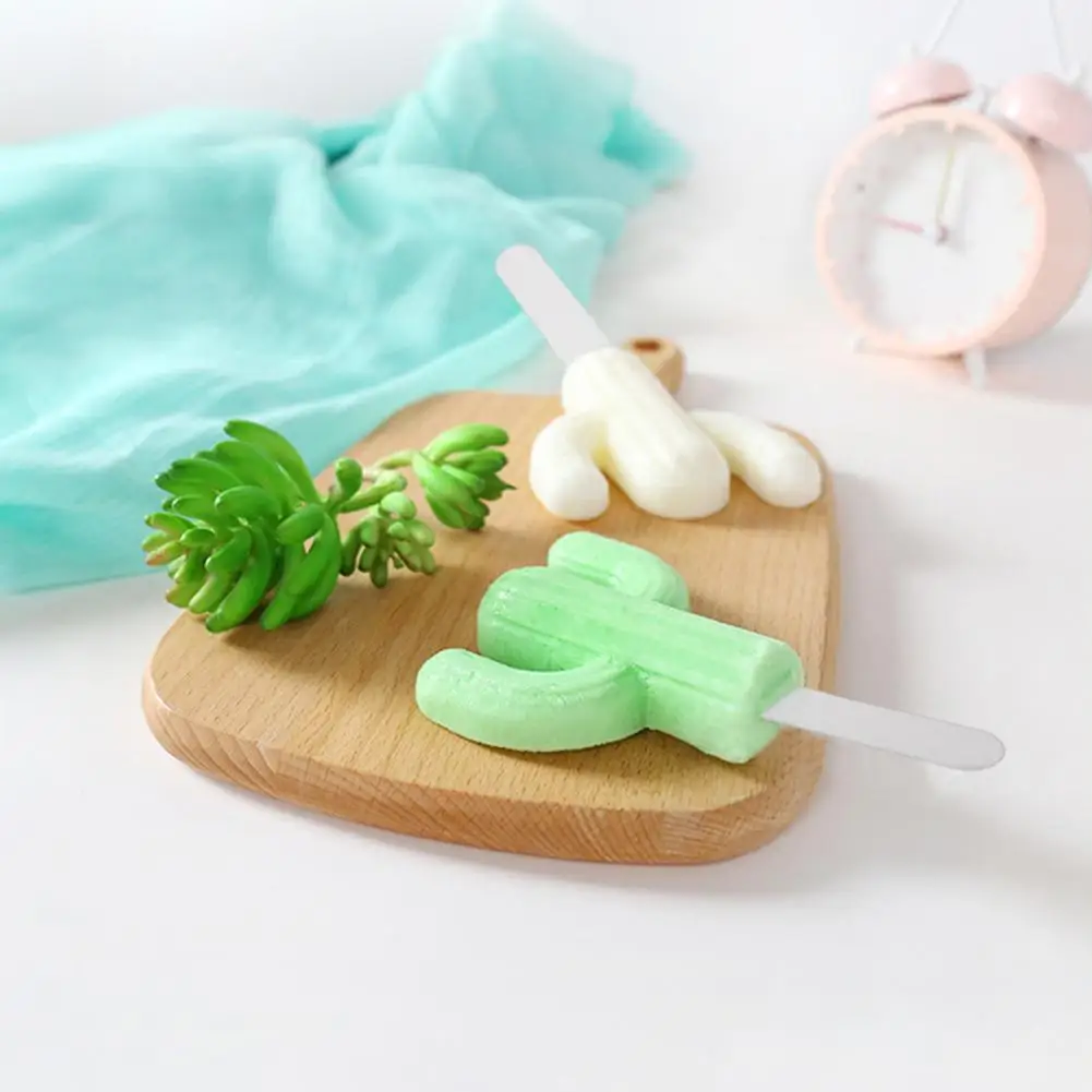 DIY формы ледяные кубики мороженого формы для десертов лоток кактус, арбуз, форма ананаса для Фруктового мороженого на палочке