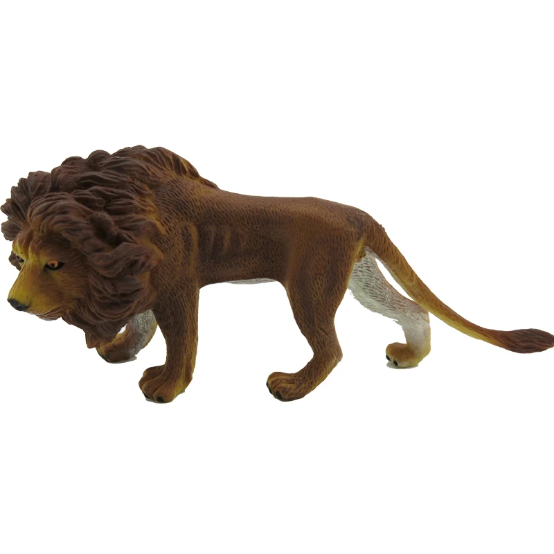 Yellow Simulation Dolls Animal World Wildlife Animal Model Toys in