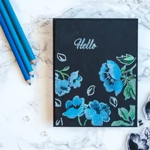 

Blooming Flowers Pattern Prints Transparent Clear Silicone Stamp/Seal for DIY scrapbooking/photo album Decorative card making