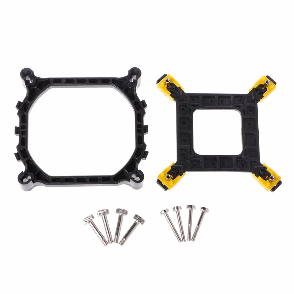 

NEW PC Desktop CPU Heatsink Mounting Bracket Holder Base Backplate Kit For Intel 115X/1366/2011 Socket CPU Cooler Fan Holder