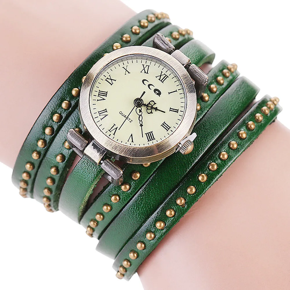 

CCQ Ladies Quartz Wristwatches Women Leather Bracelet Watch Fashion Casual Analog Quartz Watch Clock Hour Relogio Feminino 533