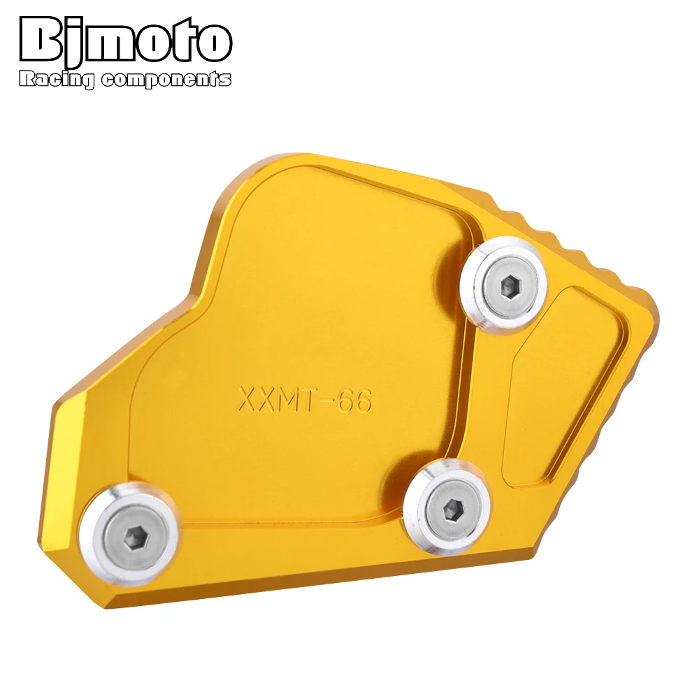 

BJMOTO Motorcycle Kickstand Extension Plate For BMW K1600GT 1600GTL 2011-2015 Foot Side Stand Enlarger Support Pad