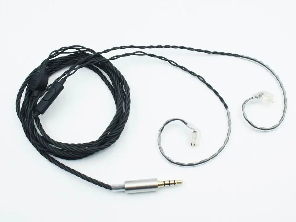 

TFZ 2Pin 0.78mm 4 Shares 5N OFC Silver-plated HiFi Earphone Cable with Mic