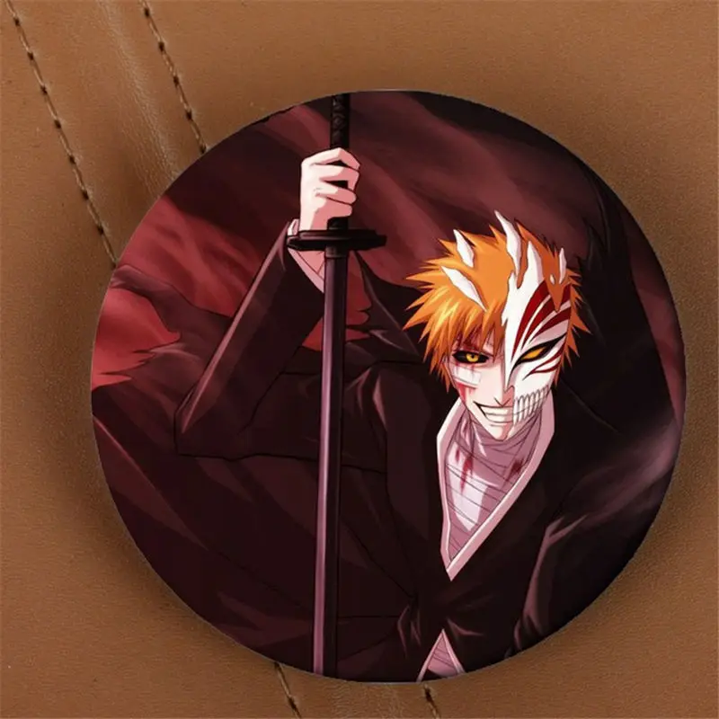 Youpop BLEACH Kurosaki Ichigo аниме брошь, значок на булавке аксессуары для одежды шляпа украшение для рюкзака HZ1458 - Окраска металла: HZ1459