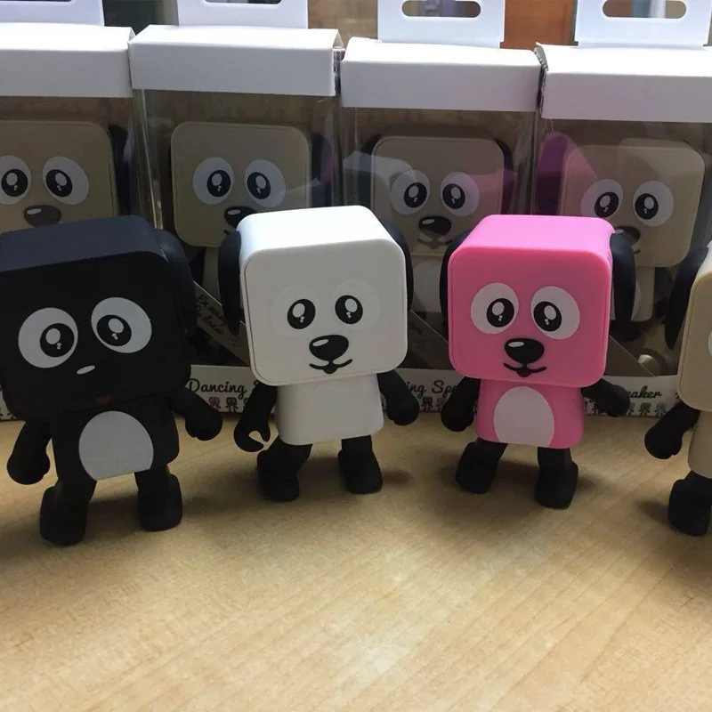 Cute Portable Smart Dancing Robot Wireless Bluetooth Speaker Dancing Robot Music Dog