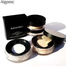 AIGOMC порошок Косметика для лица Smooth Loose Powder макияж Прозрачная отделка Водонепроницаемый Loose Powder