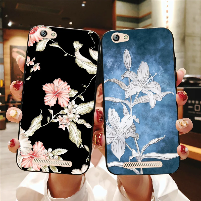 

Luxury Girl 3D Silicone Case For Gionee Marathon M5 Lite S6S S7 Shockproof Flower Phone Case For Highscreen Power Rage / Ice
