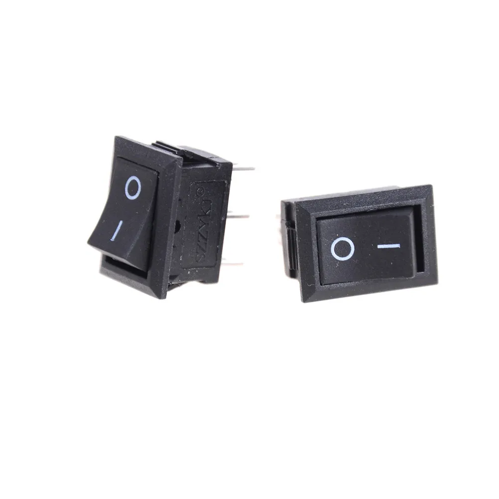 3/6 шт. черный кнопочный мини переключатель AC 6A/250V 10A/125V|Выключатели| |