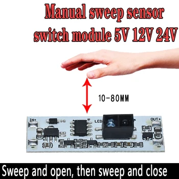 

Short Distance Scan Sensor Sweep Hand Sensor Switch Module 36W 3A Constant Voltage for Auto Smart Home Compatible XK-GK-4010A