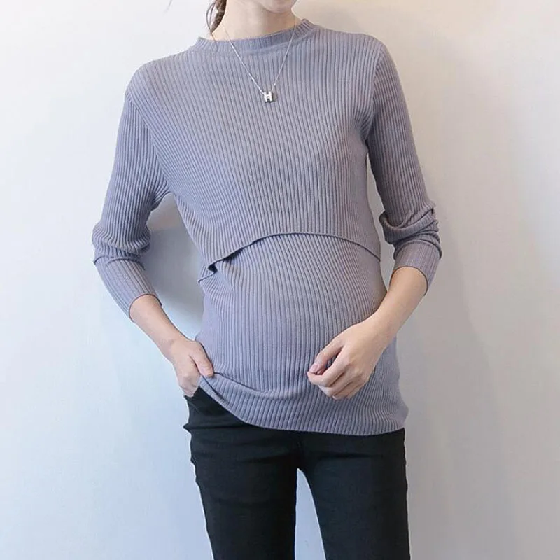 1 шт. Мода для беременных топы грудного вскармливания кормящих матерей блузка