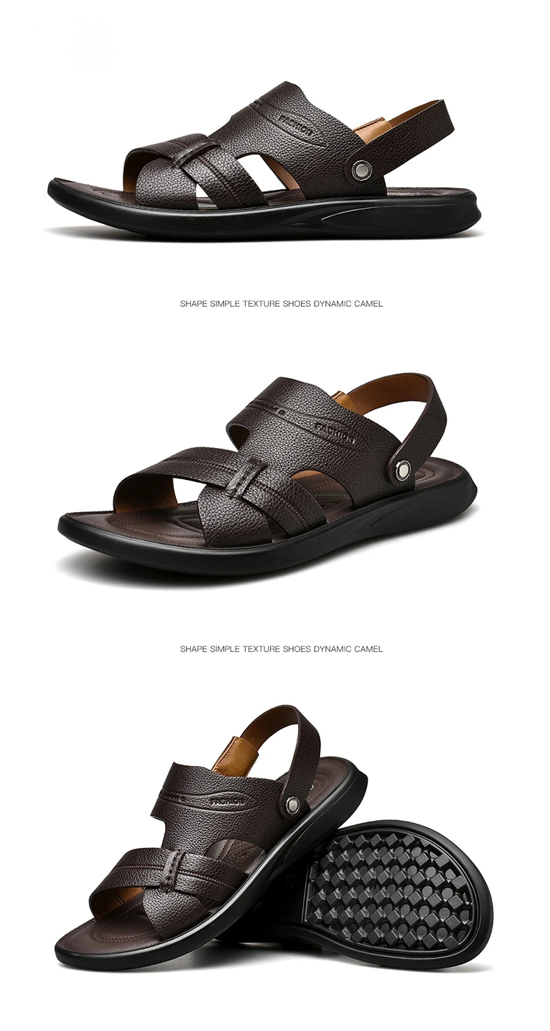 Camel Active/2019 Новая мужская обувь из натуральной кожи, мужские сандалии, летняя мужская обувь, пляжные сандалии, мужские Модные уличные