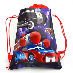 1 шт. disney автомобиль Маккуин 34X27 см Подарочная сумка мальчик душ день рождения нетканый материал рюкзак сумка с Кулиской ребенок сувениры