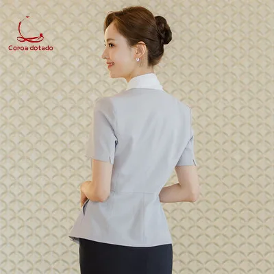  Spring and summer professional women's suits Korean medical beauty salon guide front desk manager w