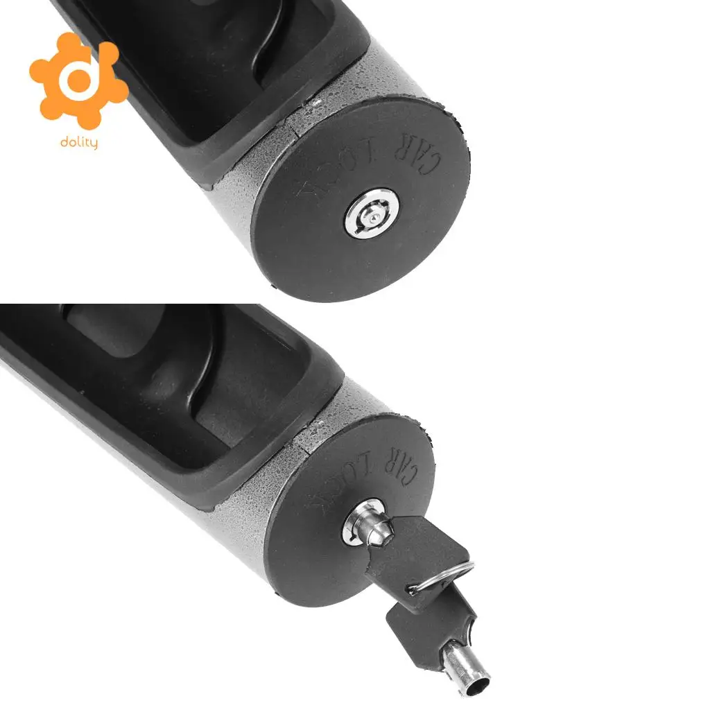 dolity Car Van Vehicle Baseball Bat Steering Wheel Security Lock Anti-theft