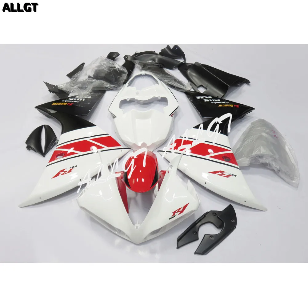 

White Red Black Painted ABS Fairing Kit Bodywork for Yamaha Yzf R1 2009 2010 2011