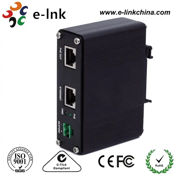 

Hardened Gigabit POE Injector with 48V 30W Output