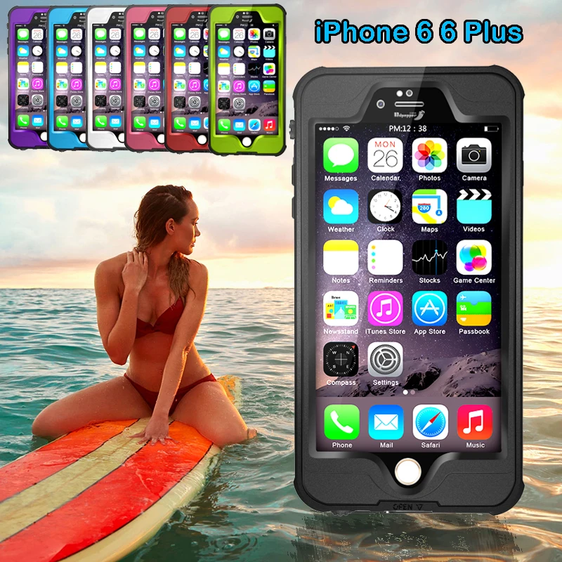 Купить Redpepper Enhanced Edition Dots Waterproof Diving Outdoor Photograph Case Cover For iPhone 6 6s Plus 2Meter case  | Отзывы и видеообзор (32813945877)