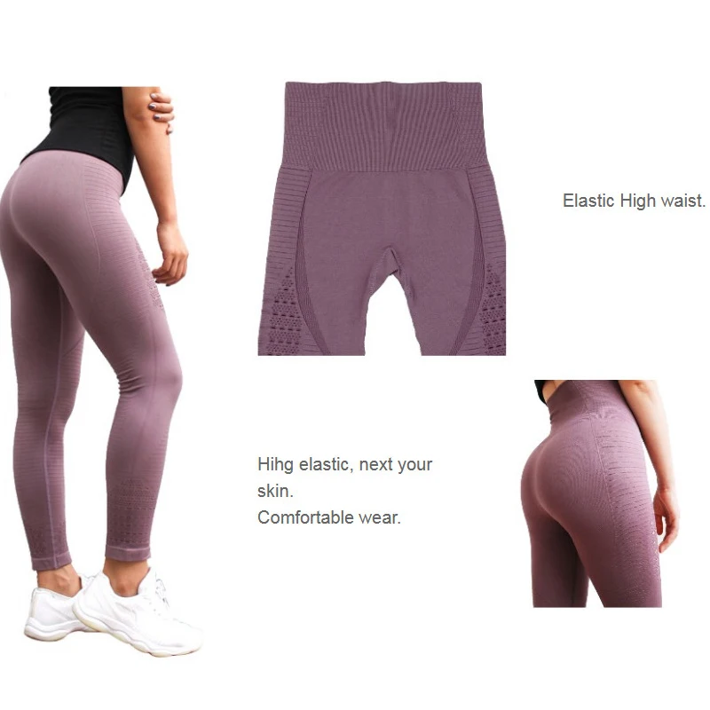 High Waisted Yoga Pants Gym Seamless Leggings Shark Exercise Tights Women Pants Leggings for Fitness Yoga Running Sports