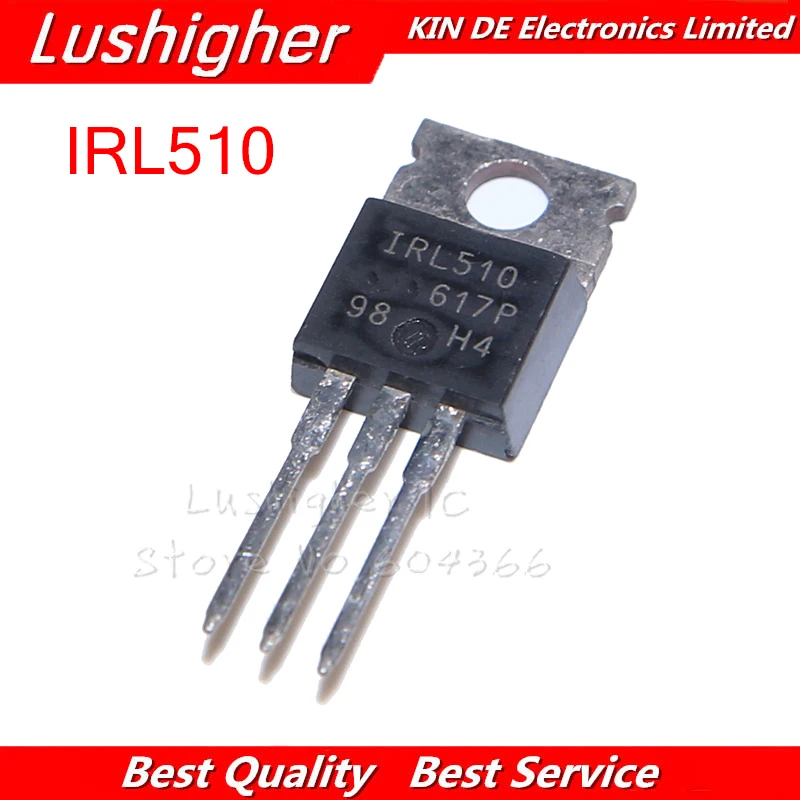 

10pcs IRL510 TO-220 IRL510N TO220 MOSFET N-CH 100V 5.6A New Original