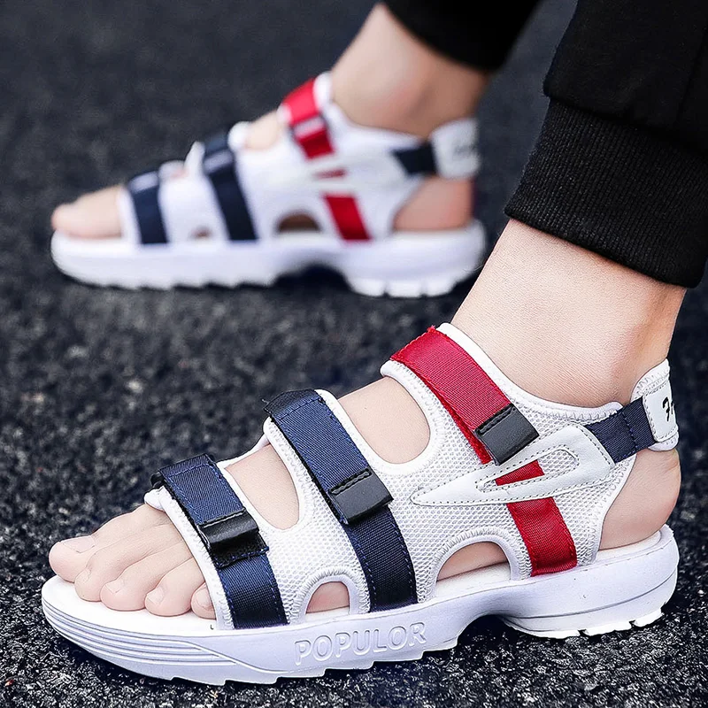 

Women Sandals Confortable Lightweight Outdoor Brand Shoes Ladies Slip-on Breathable Loafer Shoes Couple Summer Casual Flat Shoes