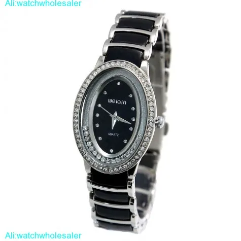 FW886B Shiny Silver Band Elliptic PNP Shiny Silver Watchcase Women Fashion Watch
