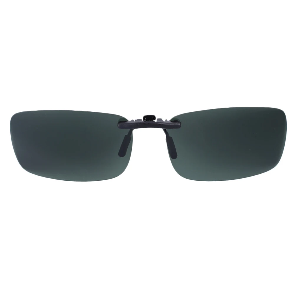 Поляризованные солнцезащитные очки из алюминиево-магниевого сплава кожаный чехол из искусственной кожи(солнечные очки с клипсой из UV400 защита для вождения