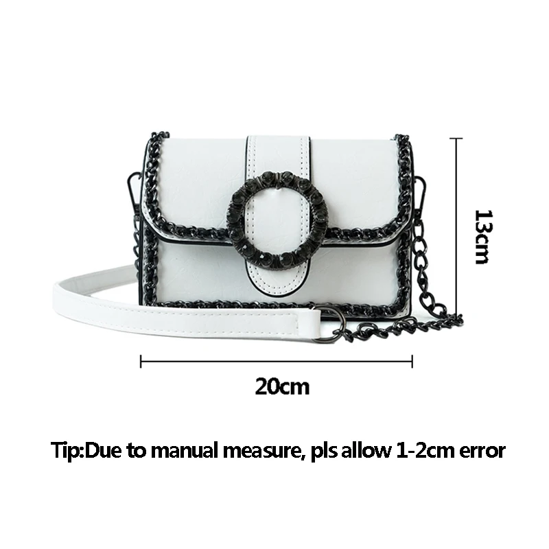2018 Women Fashion Chain Flap Shoulder Bag Autumn Hot Female INS Popular Handbag Ladies Mini Vacation Crossbody PU BolsaSS3457 (20)
