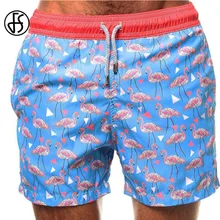 FS Фламинго печати мужской спортивные свободные Одежда заплыва Плавание Трусики для женщин Мужские шорты для купания для Для мужчин плюс Размеры летние пляжные Для мужчин S Плавание мужские Шорты для купания Купальники для малышек