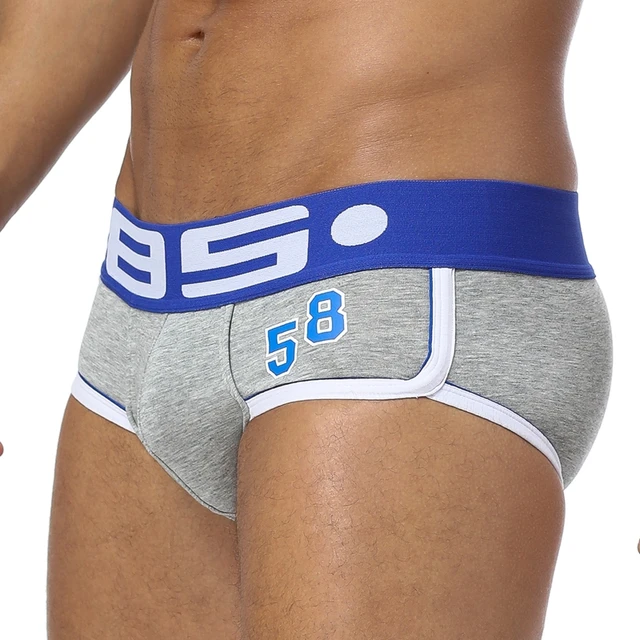 Brand Best Popular Men Briefs Cotton Spandex Elastic Underpants Sexy  breathable Cueca comfortable Men underwear H039