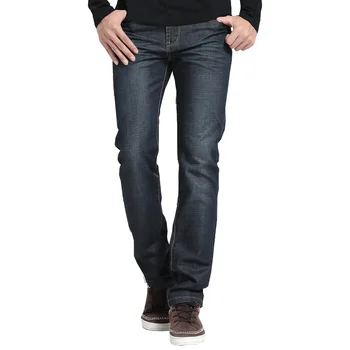 

Men's Classic Jeans Brand Male Jeans For Men Straight Denim Pant Homme Jean Slim Distressed Design Biker Pants Fit Black Regular