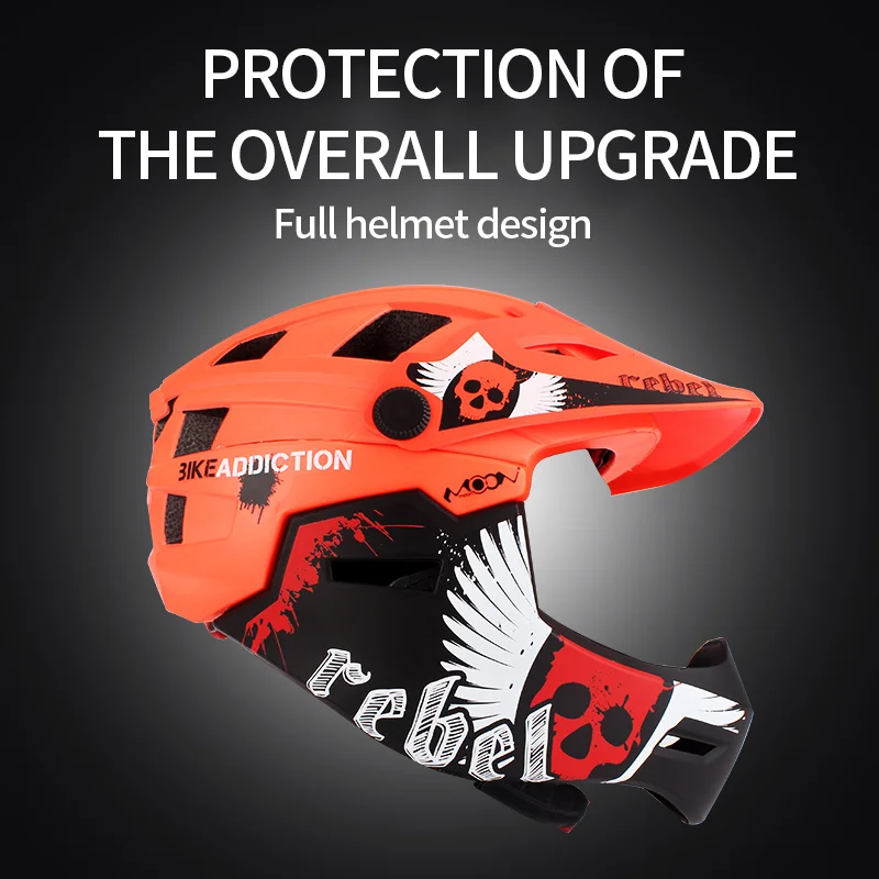 

Moon riding helmet mountain bike equipment children's all helmets roller skating protector single car balance car safety helm