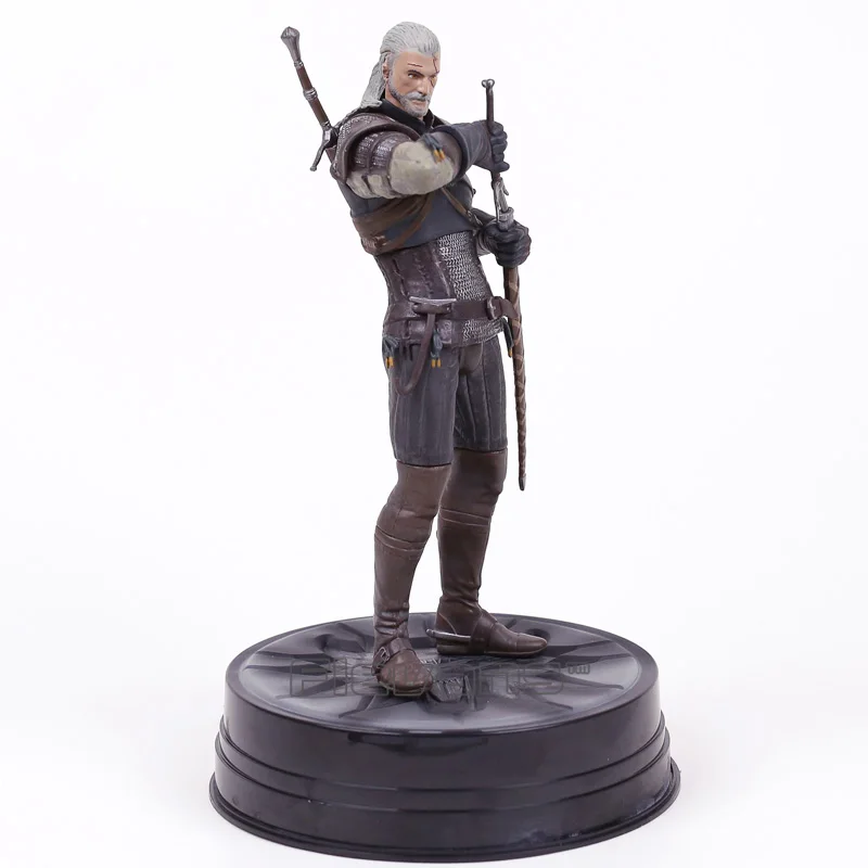 

The Witcher 3 Wild Hunt Geralt of Rivia Statue PVC Figure Collectible Model Toy 24cm