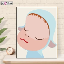 Наборы кукол для сна, картина маслом по номерам diy цифровое Рисование акриловая краска по номерам