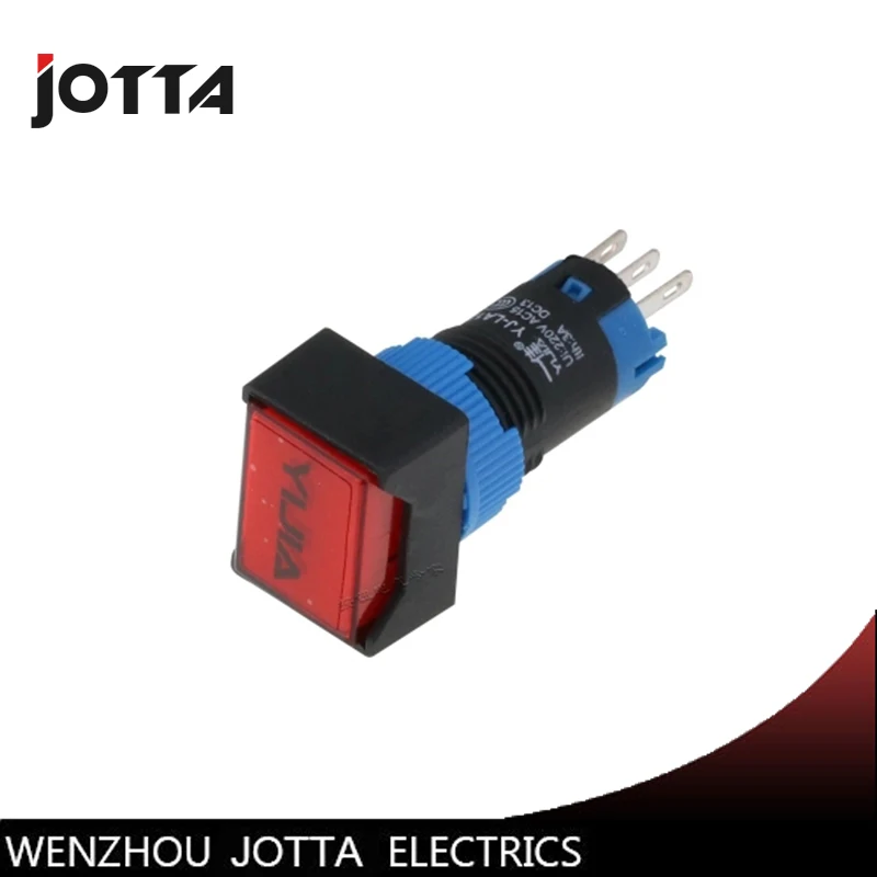 LA12 11BN/J rectangular momentary push button switchin Switches from