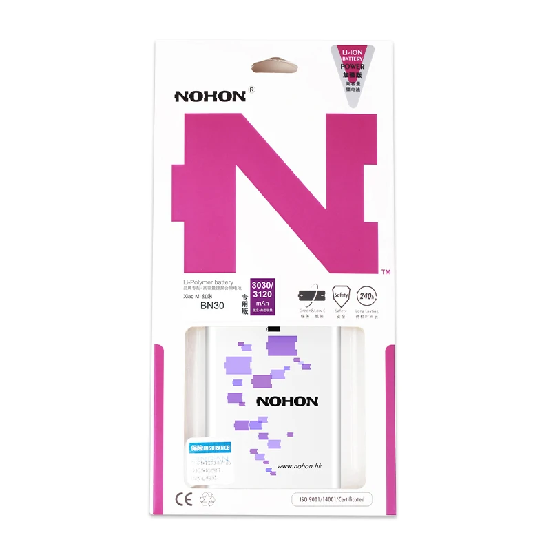Nohon Mobile Phone Battery For Xiaomi Redmi 4A BN30 Redmi4A Bateria Details (3)