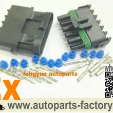 Longyue 2 комплекта 6 Pin WeatherPack герметичный разъем проводки комплект o2 Датчик коннектора